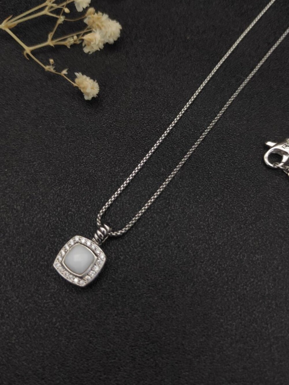 David Yurman 925 Silver Necklaces with Original Pouch